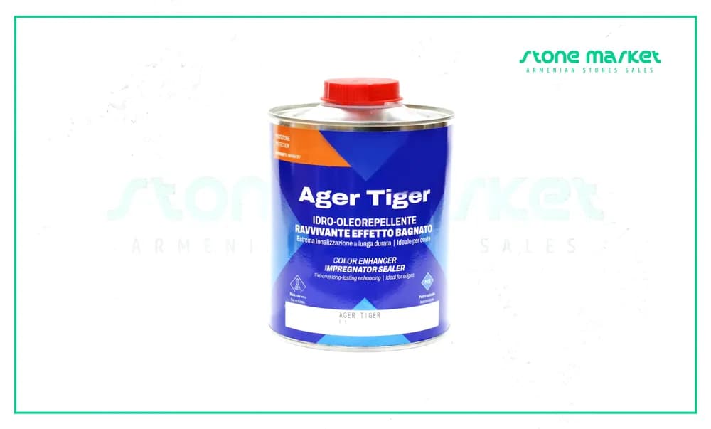 Protective varnish and "wet" effect Ager Tiger Tenax 1l